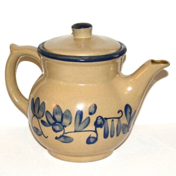 Beaumont Brothers Pottery Salt Glazed Teapot Kitchen Decor - Picture 4 of 9